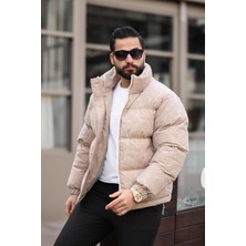 Rhones Erkek Dik Yaka Kışlık Flok Mont