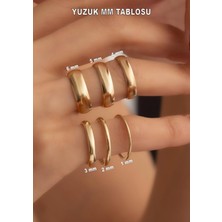 Bayar Gold 14 Ayar Altın 5 Mm Klasik Alyans