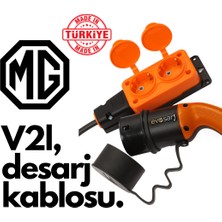 Evoşarj Mg Elektrikli Araç V2L Deşarj Kablosu