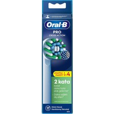 Oral-B Cross Action X-Filament Şarjlı Diş Fırçası Yedek Başlığı 4 Adet