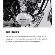 Kuba Çita 50-R Pro Motosiklet Kırmızı