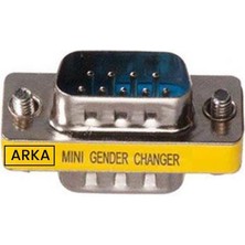 Mini Gender Changer D-Sub9 Erkek