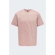 Onsfred Lıfe Rlx Ss Tee Noos Erkek Pembe T-Shirt - 22022532