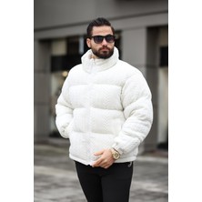 Rhones Erkek Dik Yaka Kışlık Örme Mont