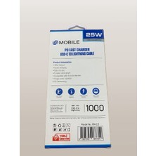 𝐁𝐄𝐀𝐑 𝐋𝐀𝐁𝐒 25W Type-C To Liğthininiğ Apple Kablo