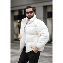 Rhones Erkek Dik Yaka Kışlık Örme Mont