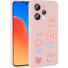 Xiaomi Redmi 12 4g Için Uyumlu Kılıf Kabartma Figürlü Parlak Toys Silikon Kapak