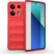 Xiaomi Redmi Note 13 4g Için Uyumlu Kılıf Esnek Tpu Oyuklu Arka Yüzey Tasarımlı Etnik Silikon Kapak