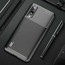 Xiaomi Mi 9 Lite Cep Telefonu Için Kılıf Karbon Tasarım Negro Kapak