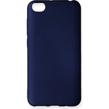 Xiaomi Mi 5 Için Uyumlu Kılıf Yumuaşk Renkli Esnek Premium Rubber Silikon - Lacivert