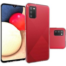 Samsung Galaxy A02S Için Uyumlu Şeffaf Kılıf Renksiz Ince Yumuşak Kapak Süper Silikon