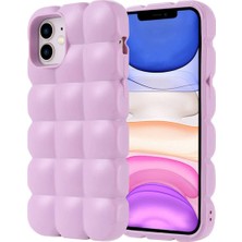 Apple iPhone 12 Için Uyumlu Kılıf Parlak Esnek Silikon Dom Dom Kapak