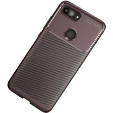 Xiaomi Mi 8 Lite Cep Telefonu Için Kılıf Karbon Tasarım Negro Kapak