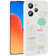 Xiaomi Redmi 12 4g Için Uyumlu Kılıf Kabartma Figürlü Parlak Toys Silikon Kapak
