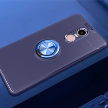 Xiaomi Redmi Note 4x Uyumlu Cep Telefonu Için Dönebilen Yüzüklü Standlı Silikon Ravel Kapak
