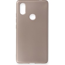 Xiaomi Mi 8 Se Için Uyumlu Kılıf Yumuaşk Renkli Esnek Premium Rubber Silikon - Rose Gold