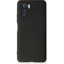 Xiaomi Mi 11I Için Uyumlu Kılıf Yumuaşk Renkli Esnek Premium Rubber Silikon - Siyah