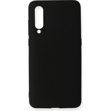 Xiaomi Mi 9 Için Uyumlu Kılıf Yumuaşk Renkli Esnek Premium Rubber Silikon - Siyah