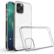 Apple Iphone 12 Pro Için Uyumlu Şeffaf Kılıf Renksiz Ince Yumuşak Kapak Süper Silikon