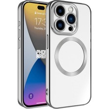 iPhone 15 Pro Max Için Uyumlu Kılıf Magsafe Wireless Kablosuz Şarj Özellikli Setro Silikon