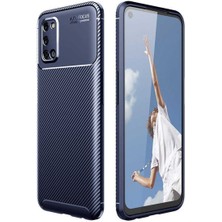 Oppo A72 Için Uyumlu Kılıf Karbon Tasarım Negro Kapak