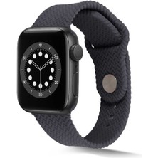 Apple Watch 44MM Için Uyumlu Krd-37 Silikon Kordon Takıp Çıkartılan Çıkartılabilen Kayış