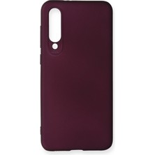 Xiaomi Mi 9 Se Için Uyumlu Kılıf Yumuaşk Renkli Esnek Premium Rubber Silikon - Mürdüm