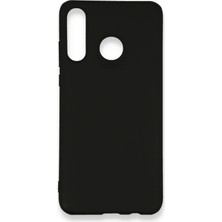 Huawei Honor 9x Için Uyumlu Kılıf Yumuaşk Renkli Esnek Premium Rubber Silikon - Siyah