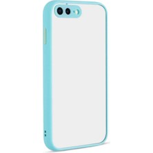 Apple Iphone 7 Plus Kılıf Hux Için Sert Silikon Kamera Korumalı Sağlam Arkası Mat Kapak Uyumlu