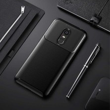 Xiaomi Redmi 5 Plus Cep Telefonu Için Kılıf Karbon Tasarım Negro Kapak