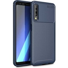 Samsung Galaxy A7 2018 Cep Telefonu Için Kılıf Karbon Tasarım Negro Kapak