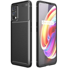 Realme 7 Pro Cep Telefonu Için Kılıf Karbon Tasarım Negro Kapak