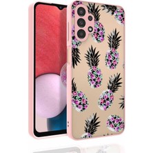 Galaxy A13 4g Için Uyumlu Kılıf Desenli Kamera Korumalı Parlak Nora Kapak