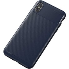 Iphone Xs Max 6.5 Uyumlu    Cep Telefonu Için Kılıf Karbon Tasarım Negro Kapak
