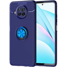 Xiaomi Redmi Note 9 Pro 5g Uyumlu Cep Telefonu Için Dönebilen Yüzüklü Standlı Silikon Ravel Kapak