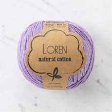 Loren Natural Cotton Lila El Örgü Ipi - R020 - 33920