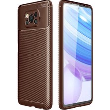 Xiaomi Poco X3 Cep Telefonu Için Kılıf Karbon Tasarım Negro Kapak