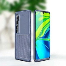 Xiaomi Mi Note 10 Cep Telefonu Için Kılıf Karbon Tasarım Negro Kapak