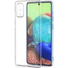 Samsung Galaxy A71 Kılıf Zore Kamera Korumalı Süper Silikon Kapak