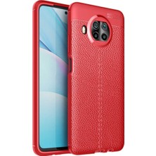 Xiaomi Redmi Note 9 Pro 5g Için Uyumlu Ultra Koruma Deri Görünümlü Silikon Yüzey Kılıf Niss Kapak