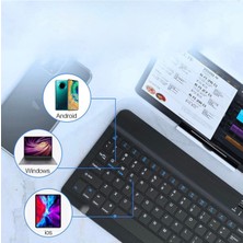 Tablet ve Telefonlar Için Bluetooth Klavye ve Mouse Set Slim Ince