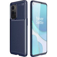 One Plus 9 Pro Cep Telefonu Için Uyumlu Kılıf Karbon Tasarımı Ultra Slim Yapı Negro Kapak