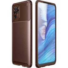 Xiaomi Redmi Note 10 Cep Telefonu Için Uyumlu Kılıf Karbon Tasarımı Ultra Slim Yapı Negro Kapak