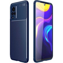 Vivo V21 Cep Telefonu Için Uyumlu Kılıf Karbon Tasarımı Ultra Slim Yapı Negro Kapak
