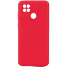 Xiaomi Redmi 10C Için Uyumlu Kılıf Yumuşak Dokulu Renkli Esnek Silikon Biye Kapak