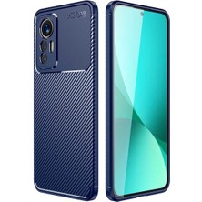 Xiaomi Mi 12 Lite Cep Telefonu Için Uyumlu Kılıf Karbon Tasarımı Ultra Slim Yapı Negro Kapak