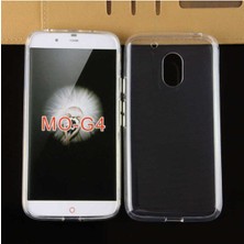 Lenovo Moto G4 Için Uyumlu Kılıf Şeffaf Esnek Yumuşak Renksiz Süper Silikon Kapak
