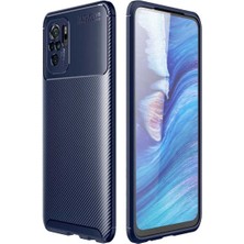 Xiaomi Redmi Note 10 Cep Telefonu Için Uyumlu Kılıf Karbon Tasarımı Ultra Slim Yapı Negro Kapak