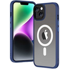 iPhone 14 Plus Uyumlu Kılıf Wireless Kablosuz Şarj Özellikli Hibrit Kapak