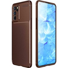 Oppo Reno 6 4g Cep Telefonu Için Uyumlu Kılıf Karbon Tasarımı Ultra Slim Yapı Negro Kapak